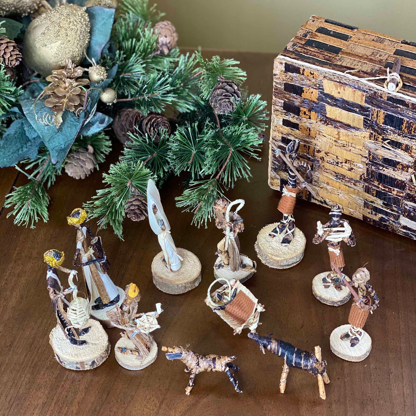 Esther Karioki Banana Fiber Nativity Set