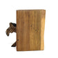 Jedando Handicrafts Carved Wood Zebra Book Ends