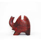 Asha Handicrafts Elephant Eyeglass Stand in Red Wash