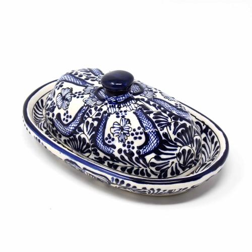 Encantada Blue Flower Handmade Pottery Butter Dish
Jungle Pillows