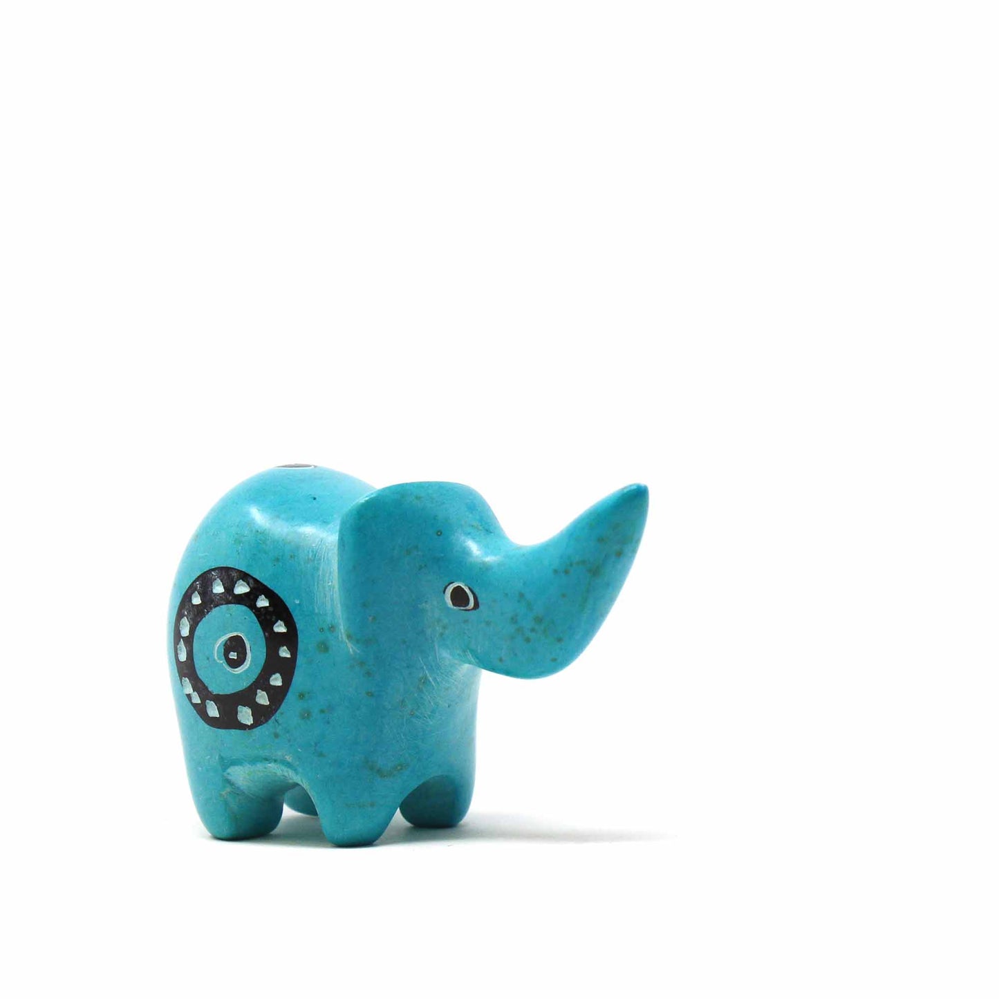 Soapstone Tiny Elephants - Assorted Pack of 5 Colors