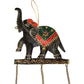Asha Handicrafts Hand-painted Recycled Iron Embossed Elephant Chime