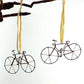 Creative Alternatives Recycled Wire Bicycle Ornaments Set of 2