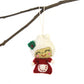 Global Groove Hand Felted Mrs. Claus Holiday Ornament