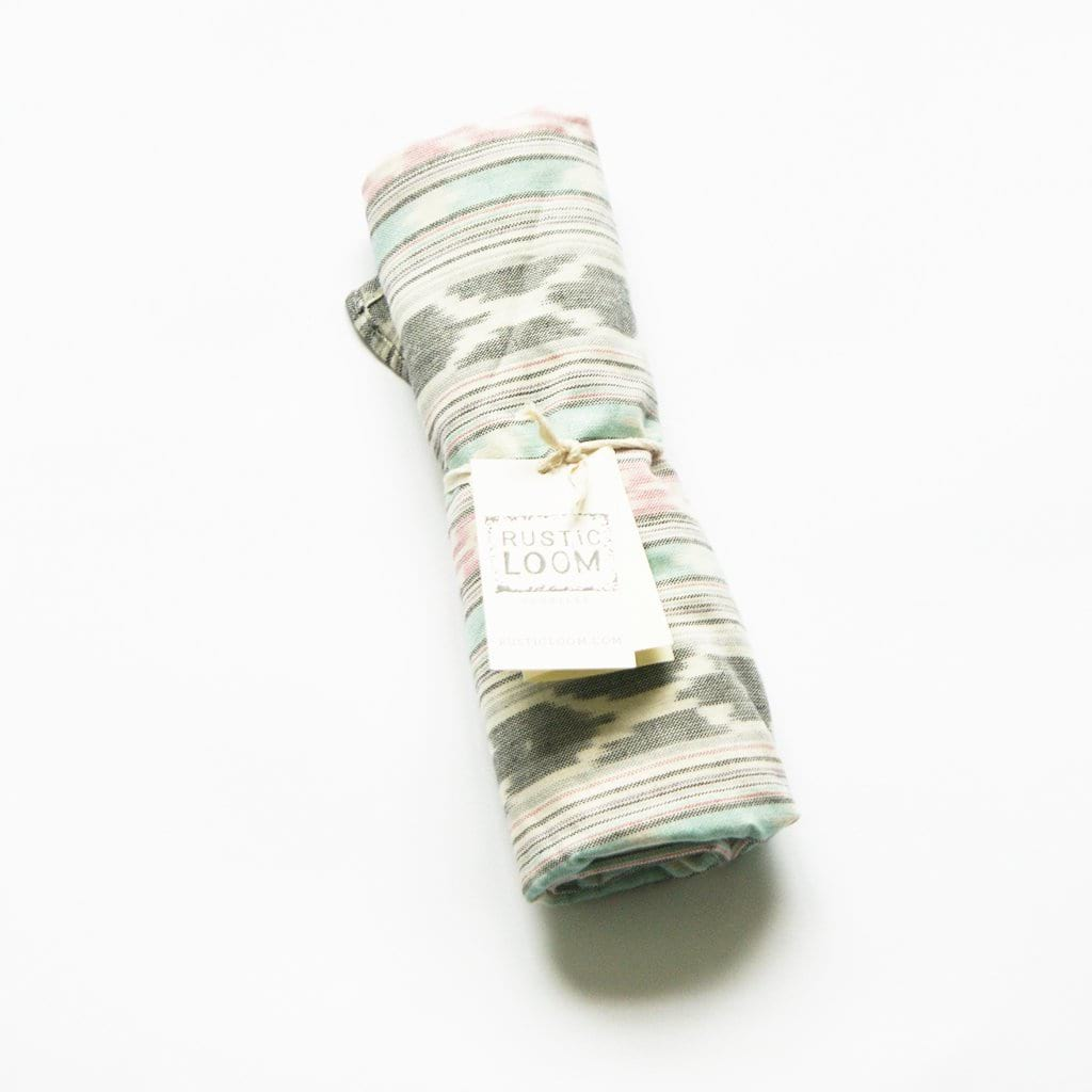 Rustic Loom Aqua Pink Stripe Artisan Woven Cotton Ikat Baby Swaddle
Jungle Pillows