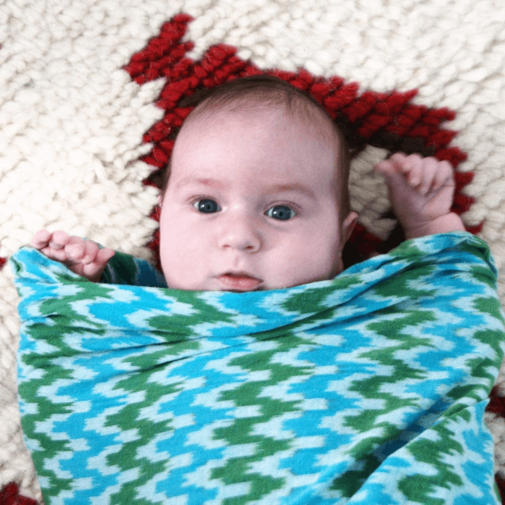 Rustic Loom Handwoven Aqua Blue Green Ikat Baby Swaddle
Jungle Pillows
