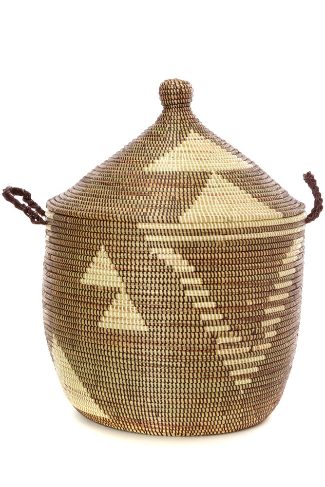 Swahili African Modern Brown and Cream Tribal Design Basket
Jungle Pillows