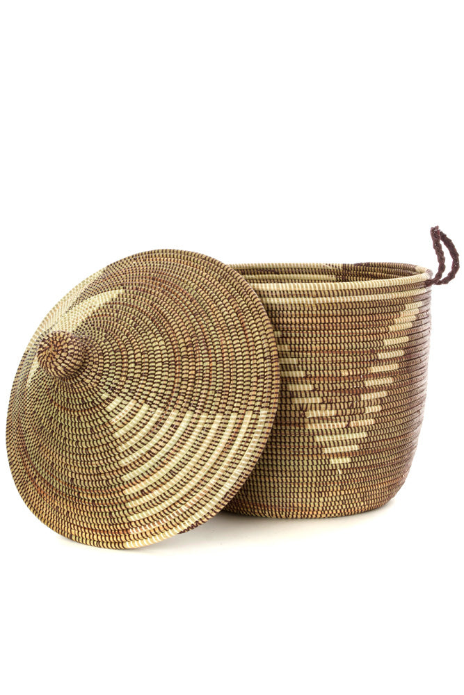 Swahili African Modern Brown and Cream Tribal Design Basket
Jungle Pillows