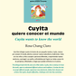 Blossom Inspirations Bilingual Fair Trade Book For Kids: Cuyita Wants To Know The World