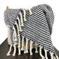 Slate + Salt Chunky Black Stripe Alpaca Throw
Jungle Pillows