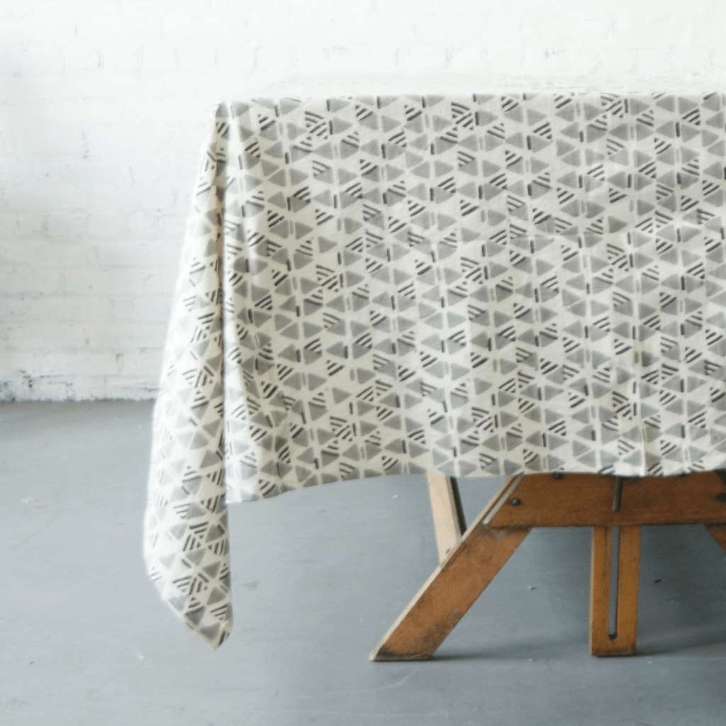 Rustic Loom Cotton Blockprint Tablecloth Gray Triangle Geometric
Jungle Pillows