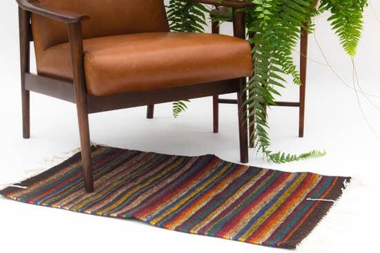 Decor Artesanal Handmade Wool Rug with Colorful Stripes
Jungle Pillows