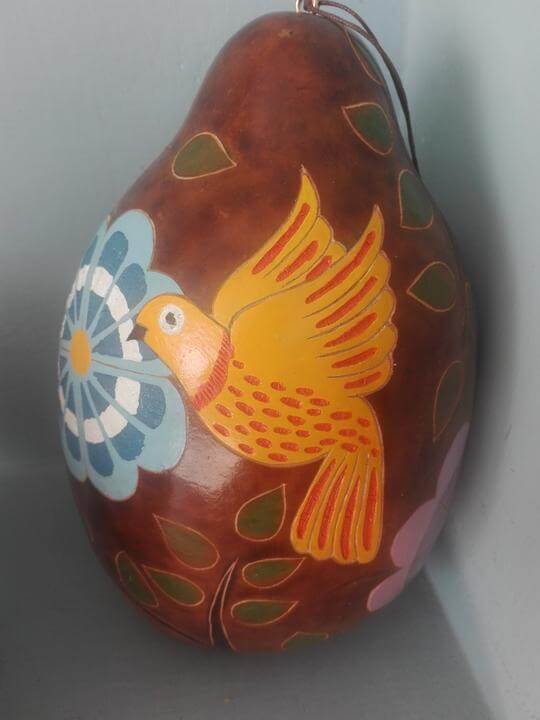 Blossom Inspirations Floral Painted and Carved Gourd Birdhouse
Jungle Pillows