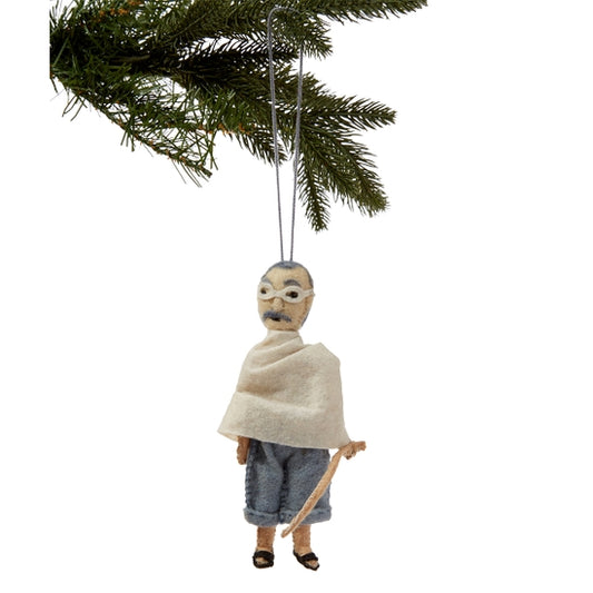 Silk Road Bazaar Gandhi Holiday Ornament