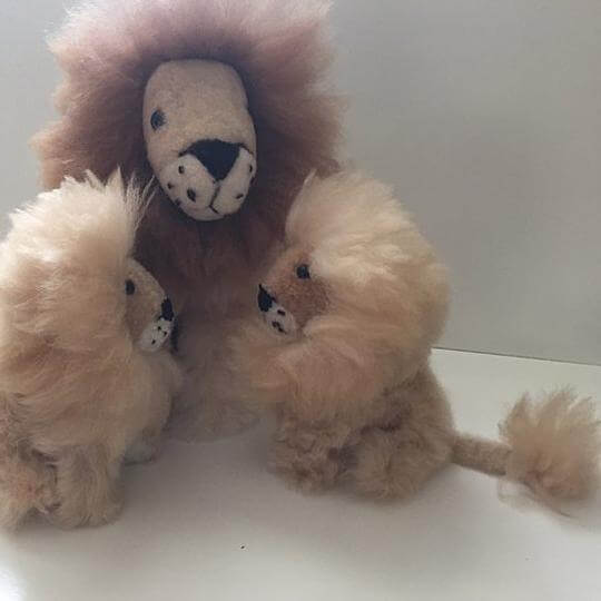Blossom Inspirations Handmade Alpaca Lion Toy
Jungle Pillows