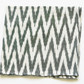 Rustic Loom Gray and White Chevron Cotton Ikat Square Pillow