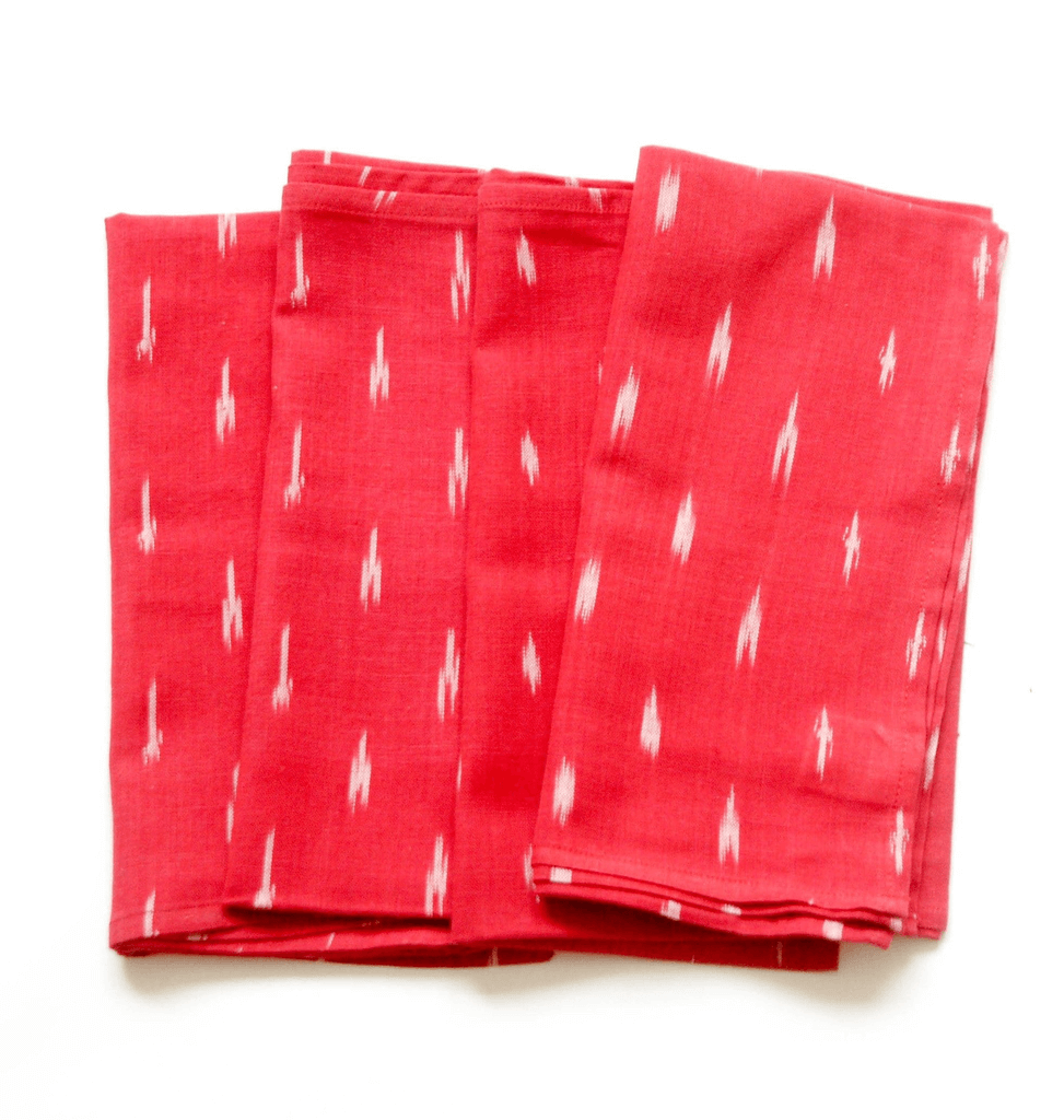 Rustic Loom Handwoven Cotton Ikat Red Dash Cloth Dinner Napkins Set of 4
Jungle Pillows