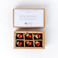 Acacia Creations Set of 6 Glass Jewel Holiday Ornaments