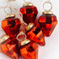 Acacia Creations Set of 6 Glass Jewel Holiday Ornaments