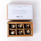 Acacia Creations Set of 6 Glass Jewel Holiday Ornaments