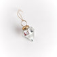 Acacia Creations Set of 6 Glass Jewel Holiday Ornaments