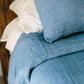 Creative Women Linen Duvet Cover Set in Denim Blue