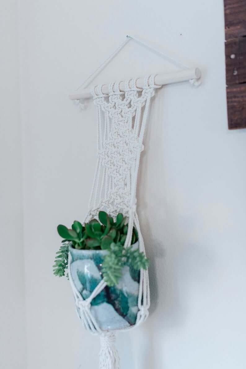 Macramama Macrame Wall Plant Hanger with White Wood Dowel
Jungle Pillows