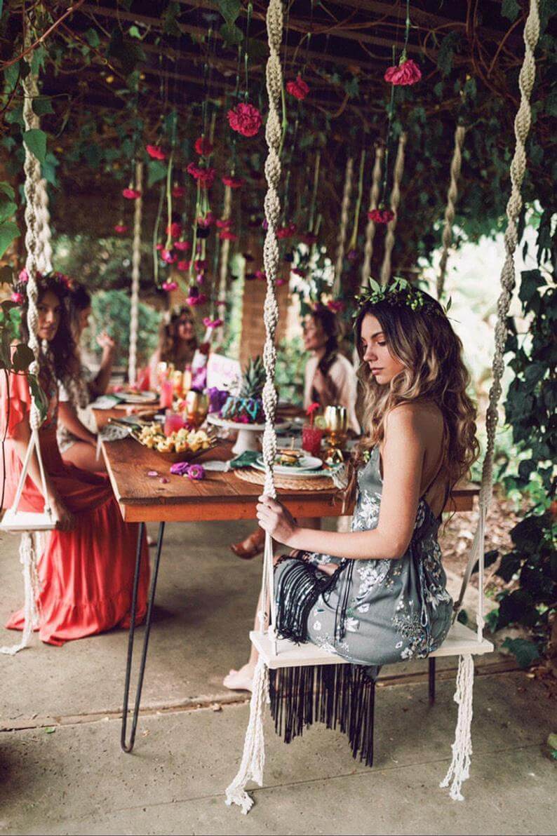 Macramama Outdoor Macrame and Wood Swing
Jungle Pillows