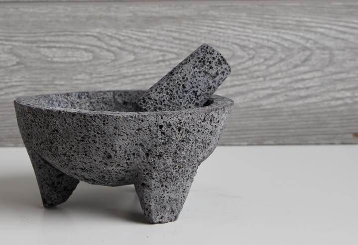 Verve Culture Molcajete with Tortilla Basket