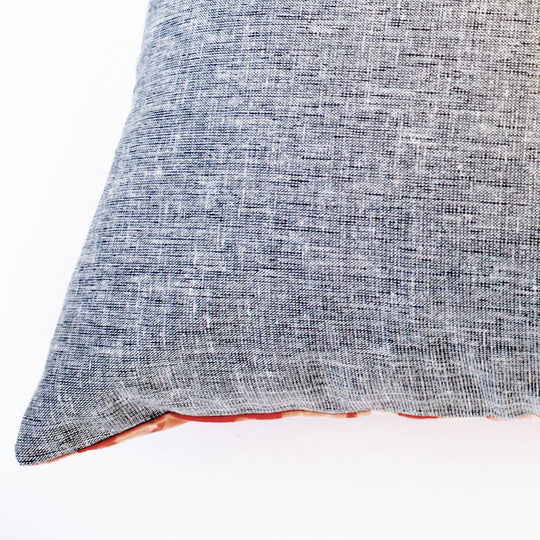 Rustic Loom Orange Leaf Lumbar Pillow