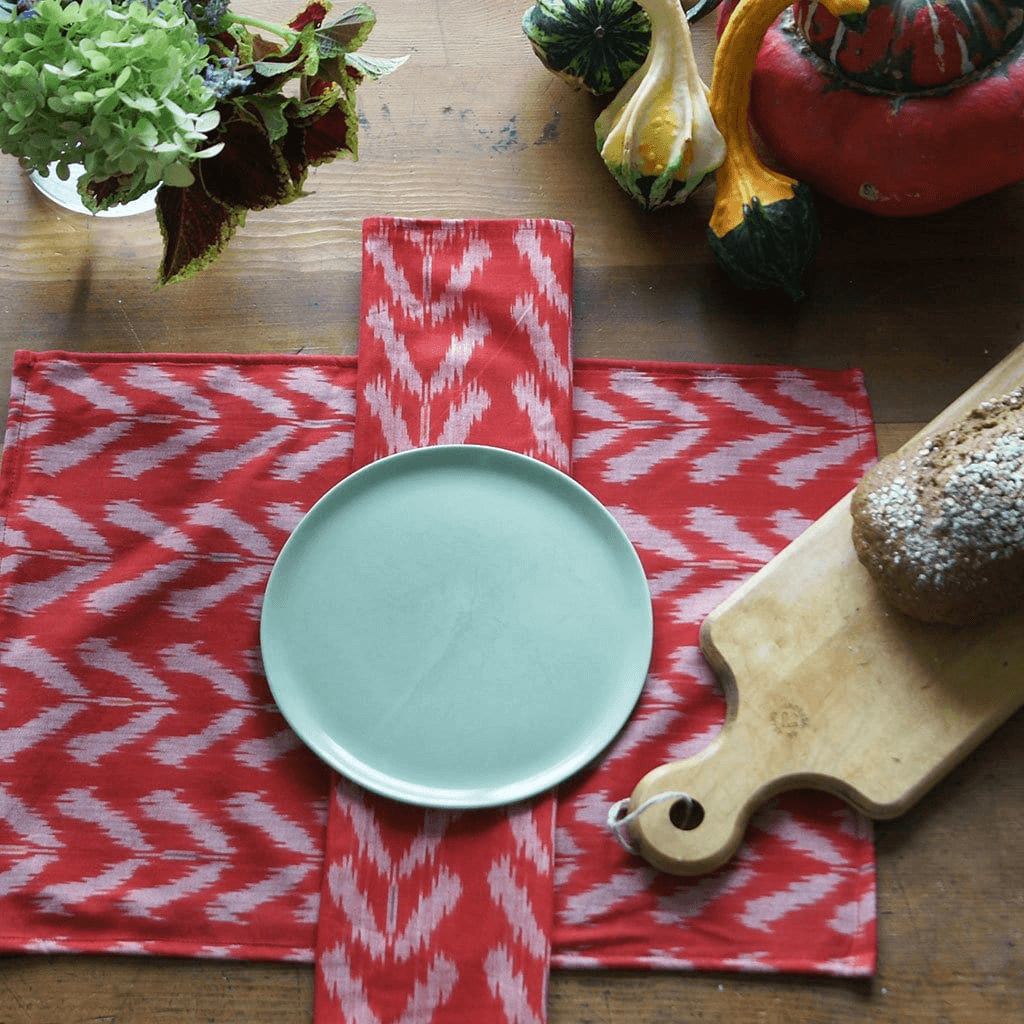 Rustic Loom Orange Tulip Handwoven Ikat Dinner Napkin Set of 4
Jungle Pillows