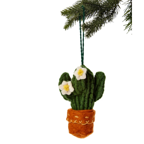 Silk Road Bazaar Saguaro Cactus Holiday Ornament