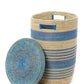 Swahili African Modern Set of Three Blue Ebb & Flow Striped Hampers
Jungle Pillows