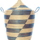 Swahili African Modern Set of Three Blue and Cream Mixed Pattern Hampers
Jungle Pillows