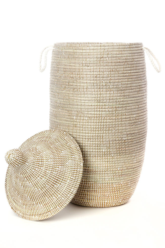 Swahili African Modern Slender Laurel Hamper Basket from Senegal
Jungle Pillows