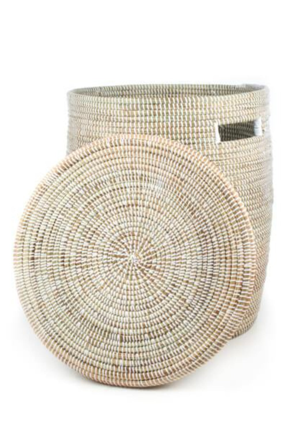 Swahili African Modern Solid White Peace Corps Hamper