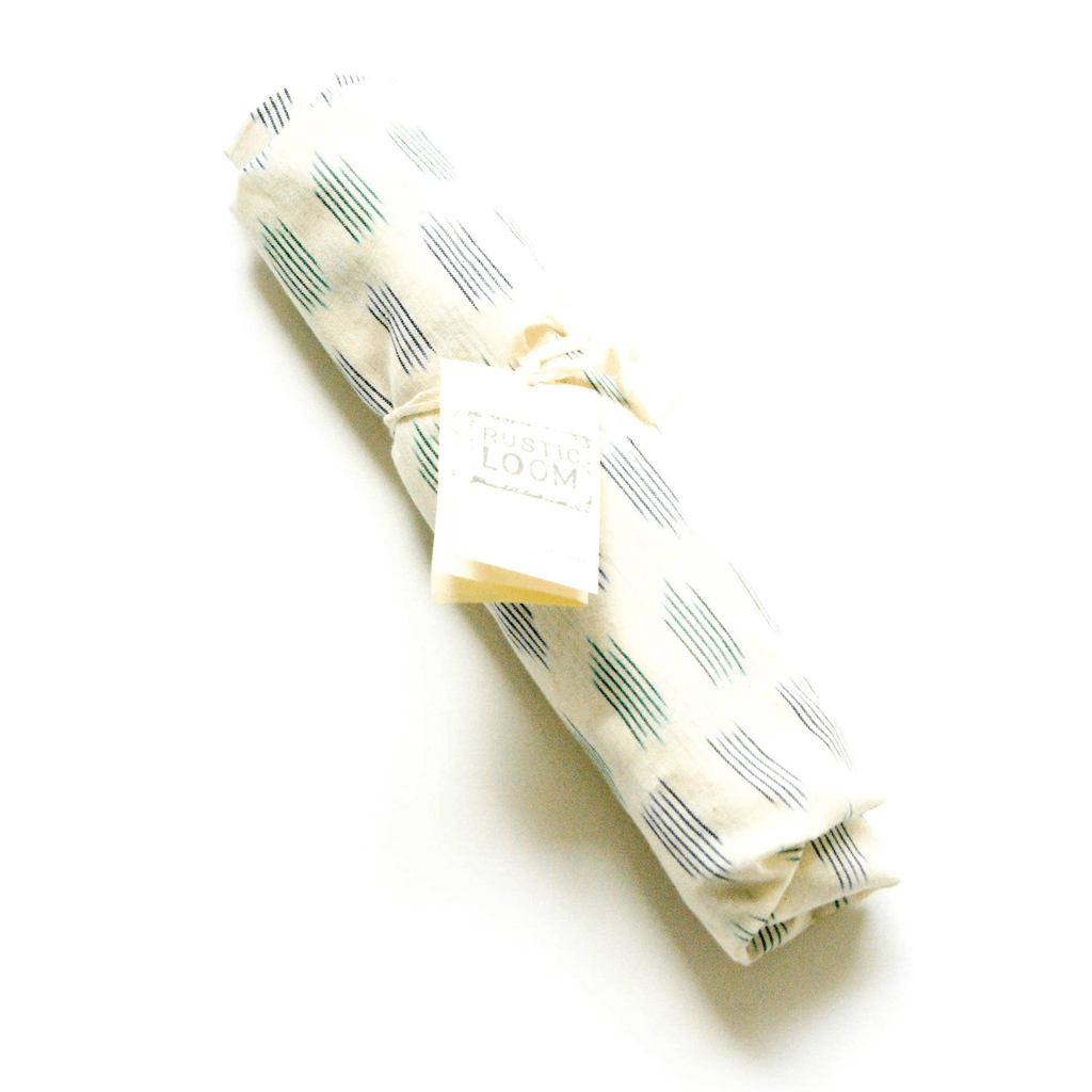 Rustic Loom White Blue Green Dot Handwoven Ikat Baby Swaddle
Jungle Pillows