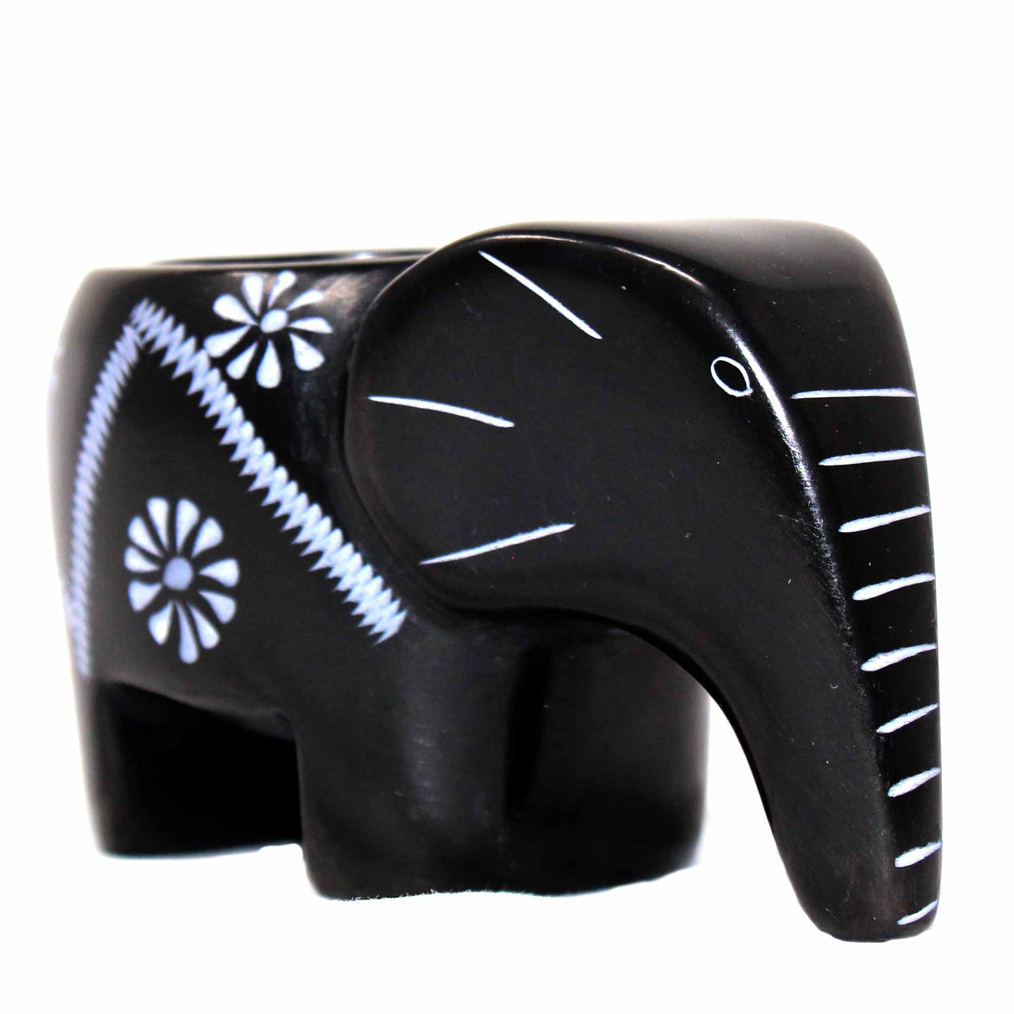SMOLArt Elephant Soapstone Tea Light