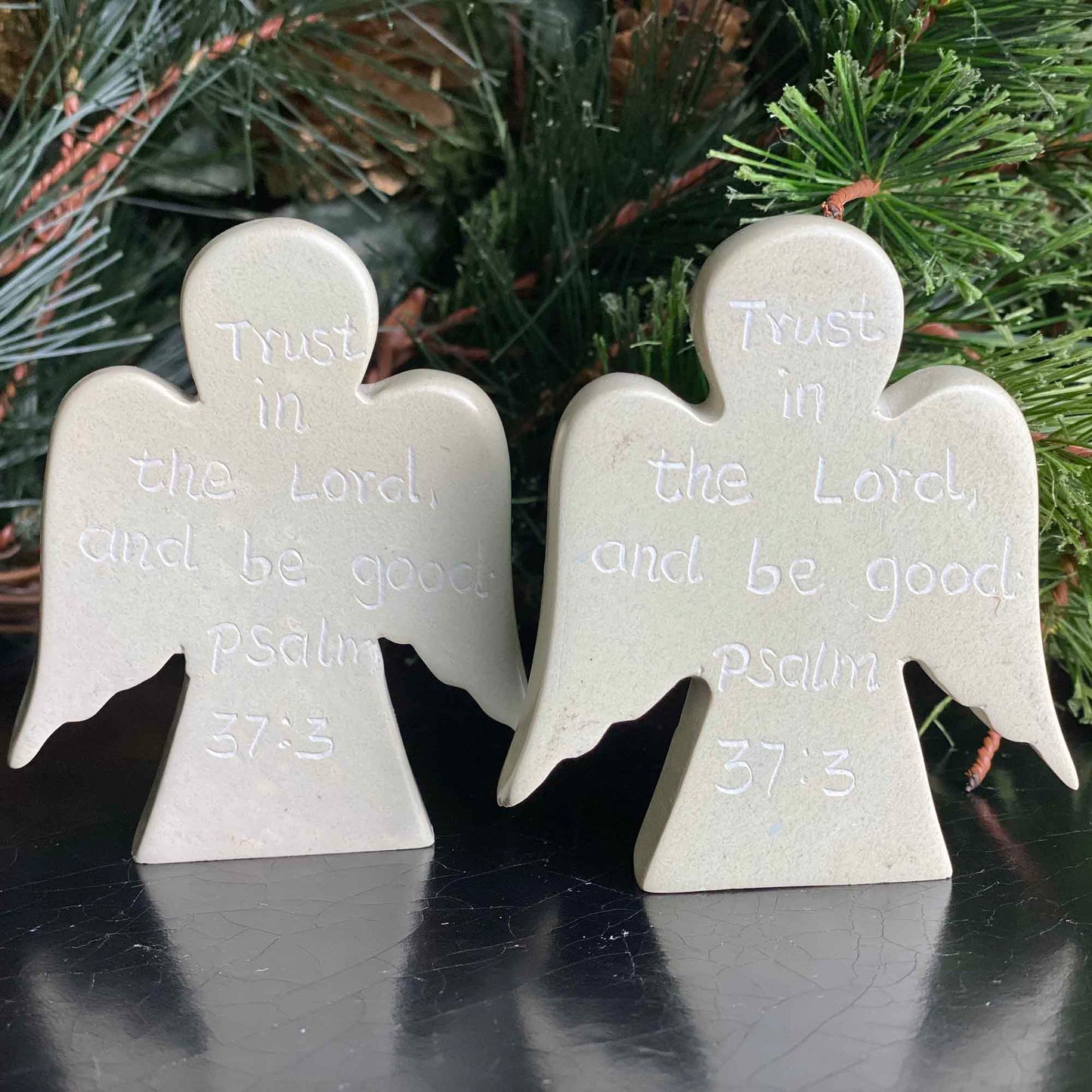 SMOLArt Angel Devotional Tokens with Psalm Inscriptions Set of 2