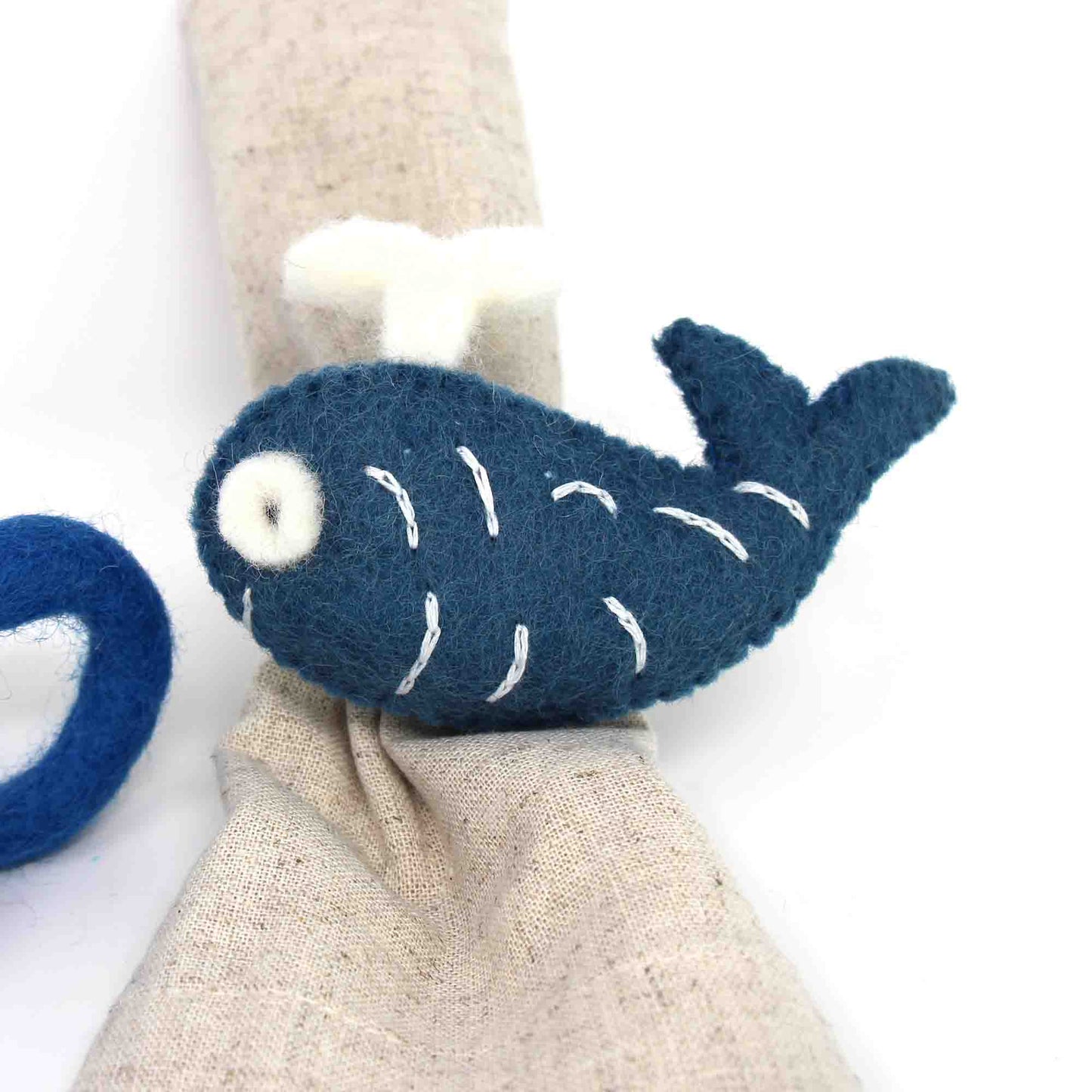 Global Groove Nautical Felt Napkin Rings