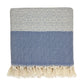 Slate + Salt Diamond Stripe Turkish Cotton Throw Blanket