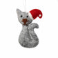 Global Groove Hand Felted Cat Holiday Ornament