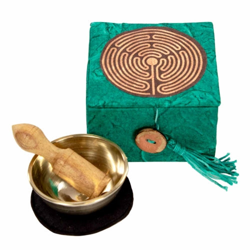 Mini Meditation Bowl Box: 2 in Garden Labyrinth