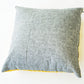 Rustic Loom Maize Gold Coral Dot Batik Blockprinted Cotton Pillow