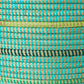 Swahili African Modern Seaside Stripes Knitting Basket