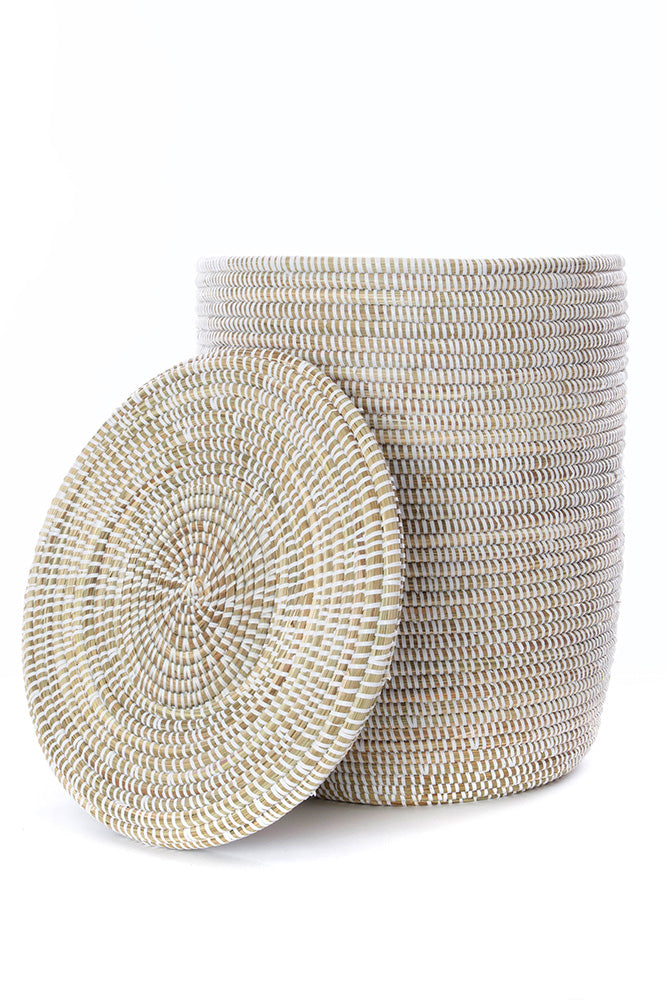 Swahili African Modern Set of Three Solid White Classic Hampers
Jungle Pillows