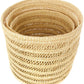 Swahili African Modern Set of Three Veta Vera Lace Weave Basket Bins