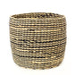 Swahili African Modern Veta Vera Grass Half Dip Nesting Baskets