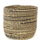 Swahili African Modern Veta Vera Grass Half Dip Nesting Baskets