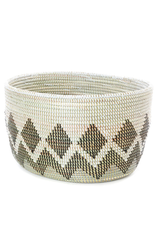 Swahili African Modern Diamond Design Knitting Basket